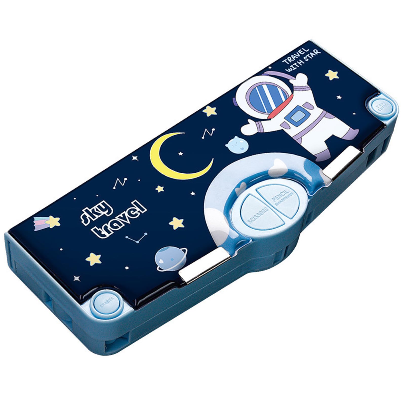 

Pencil case Student pencil case Deformed cute pencil case School stationery storage box Pencil case Plastic pencil bag Large box School supplies Gift