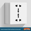 International Electrician 86-Type Surface-Mounted Socket CN plug (adapter included)
