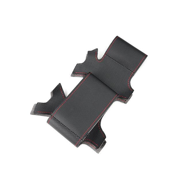 Handflätat Bilrattöverdrag För Mercedes Benz C-Klass W202 CL-Klass C140 E-Klass W210 Mjukt Perforerat Mikrofiberläder