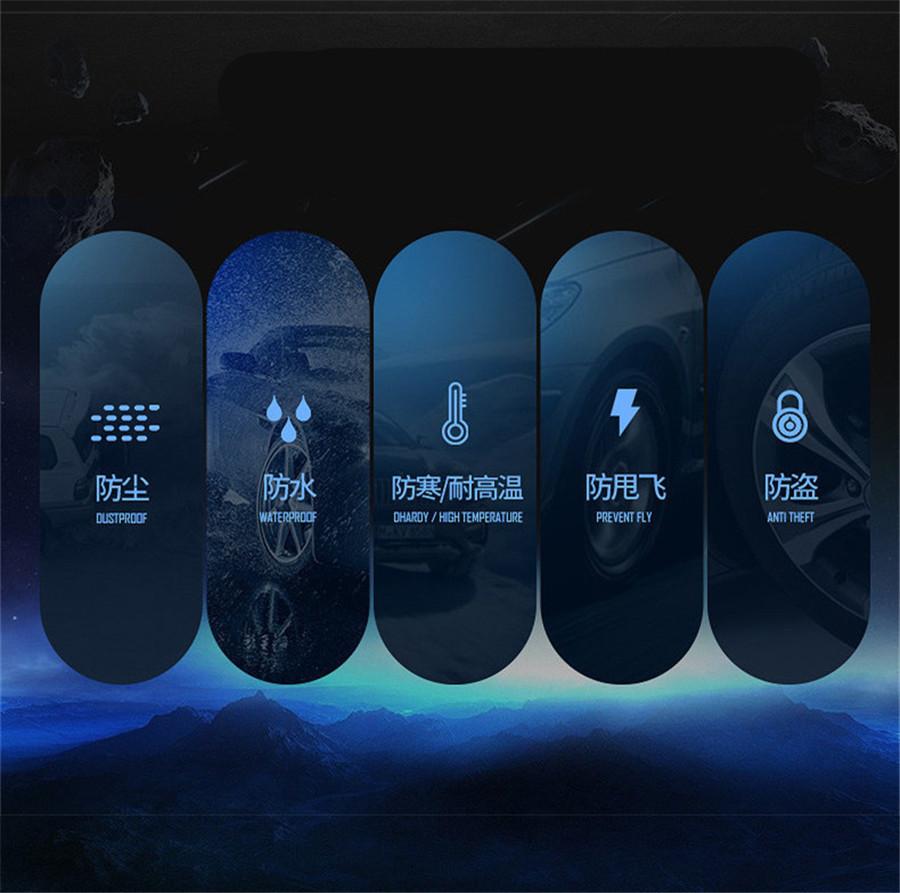 Car Tire Pressure Alarm System  4 Sensors TPMS For ANdroid DVD Player USB Kits