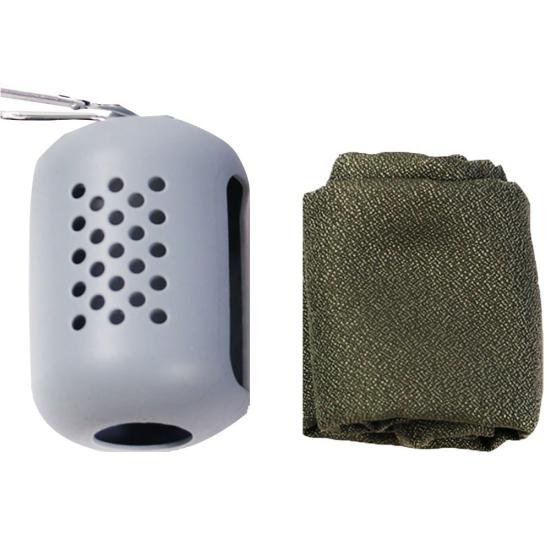 

Portable Outdoor Quick-Dry Sweat Absorbent Cool Fitness Running Sports Towel 400x400mm серый