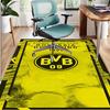 Borussia Dortmund Pattern Rug, Indoor/Outdoor Mat, for Picnic, Gameroom, Bedroom, Office, Living Room, Home Decor Carpet, Birthday Gift