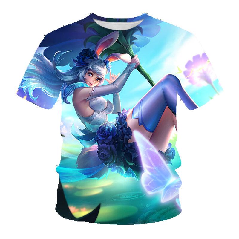 

New High Street Fashion T-shirt King of Glory Summer Short Sleeve 6XL