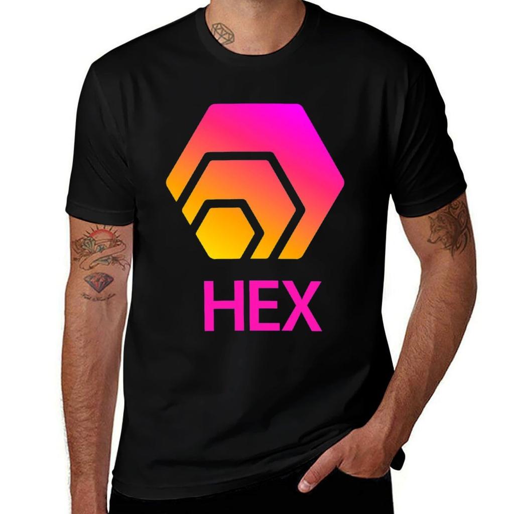 Best Selling Authentic Hex Design TShirt Trendy Casual Short Sleeve Shirt