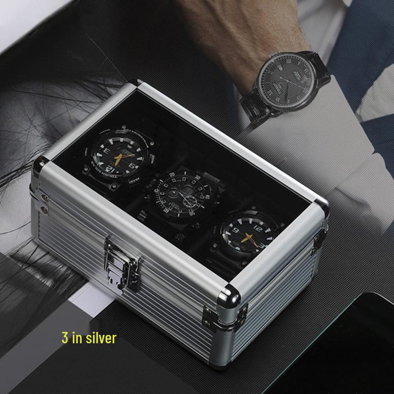 Aluminum Alloy Watch Display and Storage Box