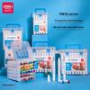 Deli 70816 Dual Tip Water-Based Marker Pen Graffiti Fiber Set for Student Children's Watercolor Drawing Plastic