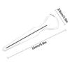 Tongue Scraper Cleaner For Adults & Kids Portable Stainless Steel Tongue Scraper For Removing Large Opening Tongue Cleaner Tool