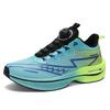 Carbon board lazy running shoes spring and summer new student body test racing sports shoes mesh breathable