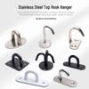 Black Stainless Steel Ceiling Mount Rotating Hook for Projector Screens