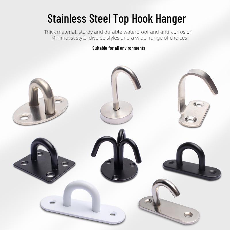 Black Stainless Steel Ceiling Mount Rotating Hook for Projector Screens