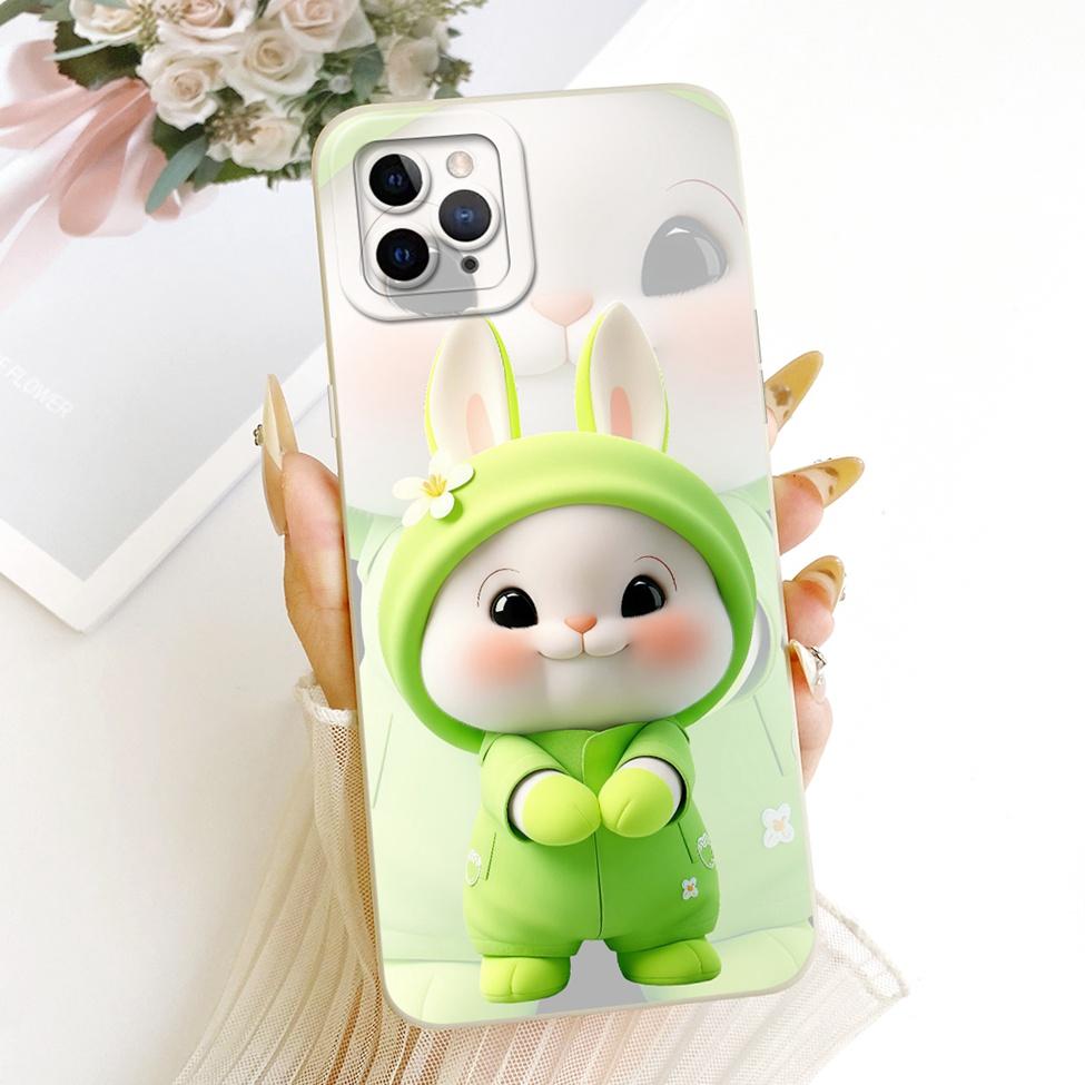 6.5'' Casing For iPhone 11 Pro Max Cover Fashion Cartoon Cute Funny Painted Silicone Phone Case A2218 A2161 A2220