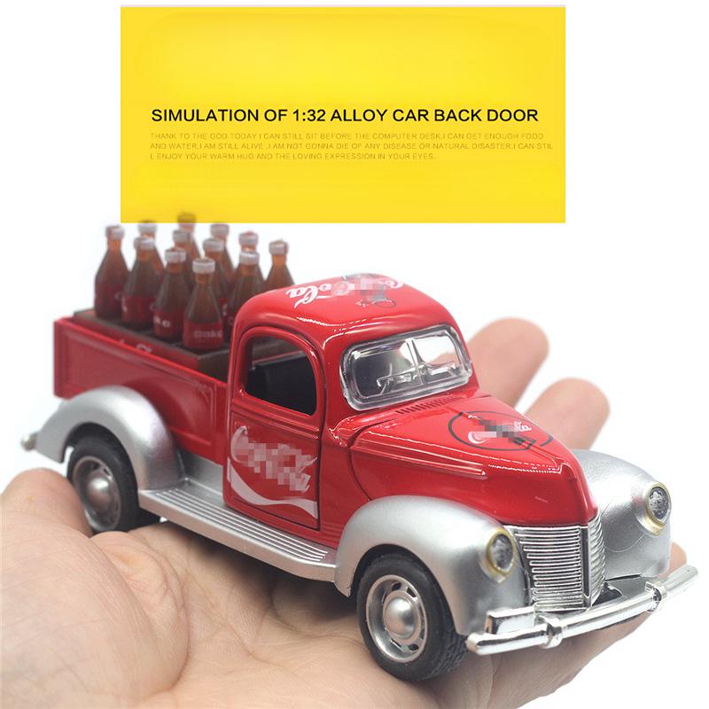1/32 Ford Pickup Classical Vintage Car Simulation Model Sound and Light Children's Toys Collection Ornaments Gifts