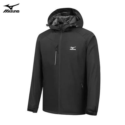 Mizuno Unisex Outdoor Windproof Fleece-Lined Jacket