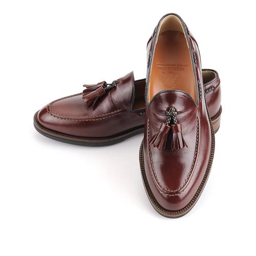 Roshoeman 9006 New Daenggi Tassel Loafers Burgundy