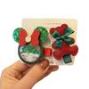 Weihnachts-Minnie-Haarspangen - Niedliche Cartoon-Accessoires für das Weihnachts-Verkleiden von Kindern