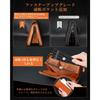 [Kawa-Kawa] Men's Long Wallet T Leather Brown