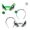 Gadpiparty Alien Cosplay Headbands, Funny Party Photo Props, Cosplay Accessories, 4-Piece Set, 26x19cm (IM125525M8)