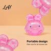 Decompression Toy for Adults Bunny Jelly Squeeze Toy Portable Soft TPR Stress Relief Travel-friendly Fidget Pressure Release Rebound Sensory