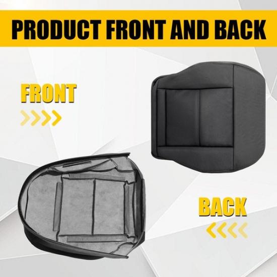 For 2010 2011 2012 2013 Mercedes Benz E350 E250 Driver Bottom Seat Cover Black K