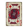 Vintage Poker Metal Sign Retro Joker Tin Sign King Jack Sign Wall Decoration for Home Cafe Pub Bar Shop 8x12 Inch