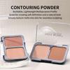 MISS ROSE Polvere per contouring in polvere per trucco viso per ragazza squisita 2 in 1