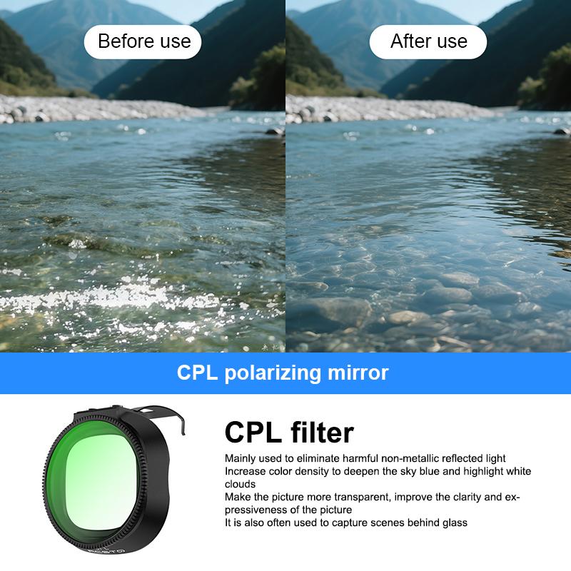 Kit de filtres pour objectif de drone pour Neo2 Filtre ND Kit Filtre ND8 ND16 ND32 Filtre CPL UV Filtre anti-reflets pour caméra Accessoires de drone