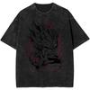 Dragon Ball Anime Printed Tshirt Mens and Womens Washed Tshirt High Quality Vintage Cotton Tshirt Harajuku YK Tops