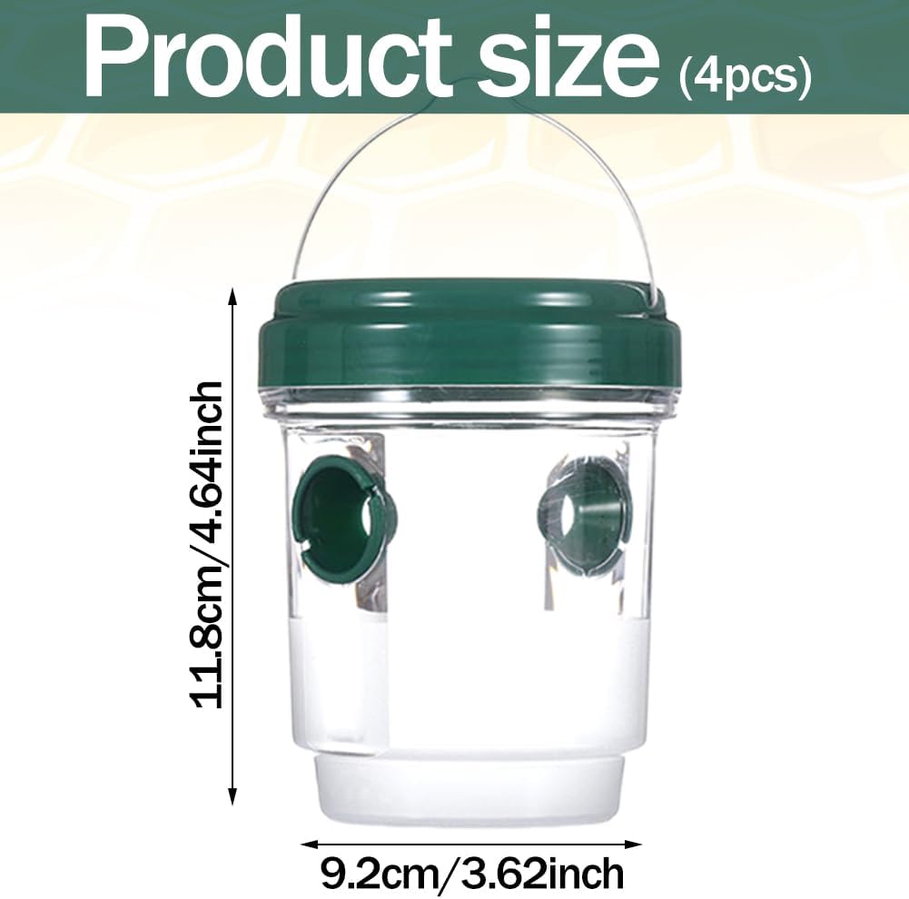 Insect Wasp Trap Asian Hornet Trap Removable and Reusable Wasp Catcher Fruit Fly Trap Moth Trap Fly Trap Tools