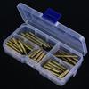 80pcs M5 Dowel Screw Woodworking Furniture Connector Double Ended Screw Hanger Bolt
