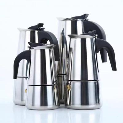 Portable Household Coffee Utensil Set Espresso Mocha Pot With Small Electric Stove Stainless Steel Coffee Pot