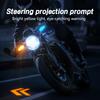 Automotive Electric Motorcycle Projection Turn Signal Lights High-Definition High-Brightness Colorful LED Tail Lights Warning