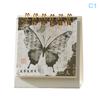 2026 Horse Year Mini Desk Calendar Cartoon Portable Coil Monthly Calendar Planner Office And Home Decor New Year'S Present
