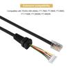 Microphone Cable, Portable Car Radio Handheld Microphone Line for YAESUMH-48A6J, MH-42B6J, FT-1500, FT-1500M, FT-7800, FT-8800, FT-8900, FT-7100M, FT-