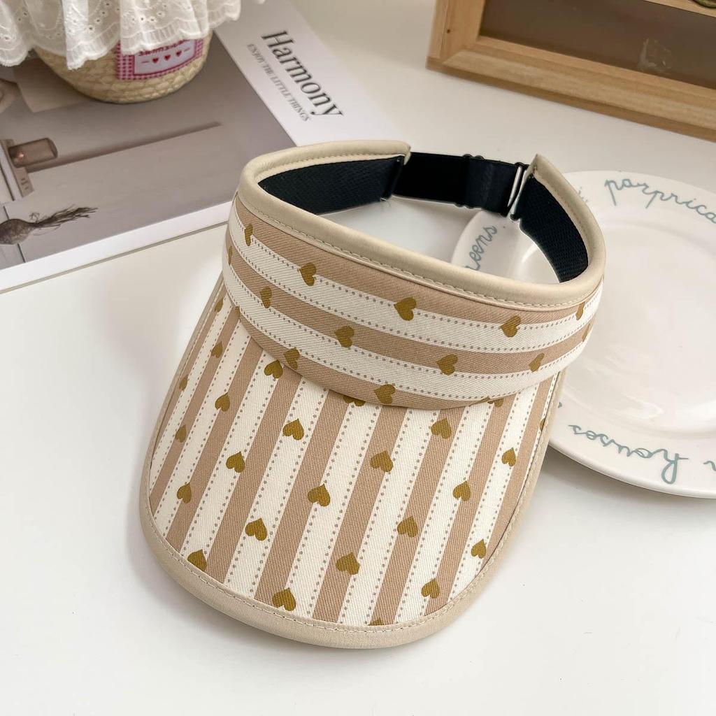 Versatile Striped Wide-Brim Sun Hat