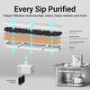Wireless Stainless Steel Cat Water Fountain 3L Large Capacity Cat Water Dispenser Indoor Motion Sensor Dog Drinking Feeder