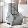VidaXL Electric Massage Recliner, Relaxation Chair with Adjustable Backrest and Footrest, Seat of 3204128
