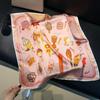 Silk Scarf Women 53x53cm Pure Mulberry Square Shawl Elegant Chinese Style Lightweight Fashion Accessory