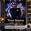 Personalized Wall Tapestry,Kendrick Lamar Custom Printed Name, Fabric Wall Art For Indoor Room Backdrop