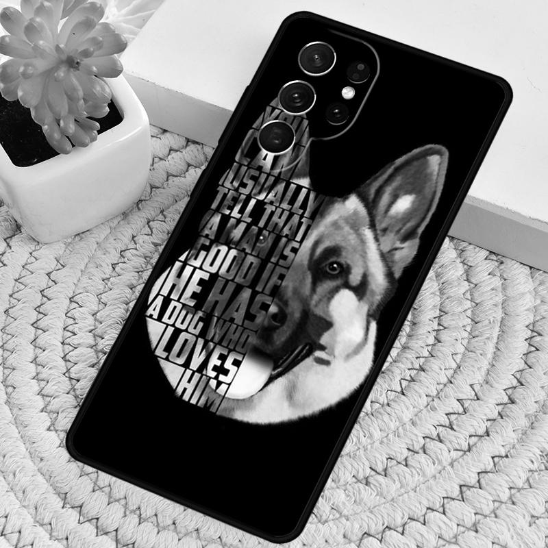 German Shepherd Dog soft Silicone Phone Case For Samsung Galaxy note 10 pro S26 S25 S24 S23 S22 S21 Plus S25Ultra Capa Cover