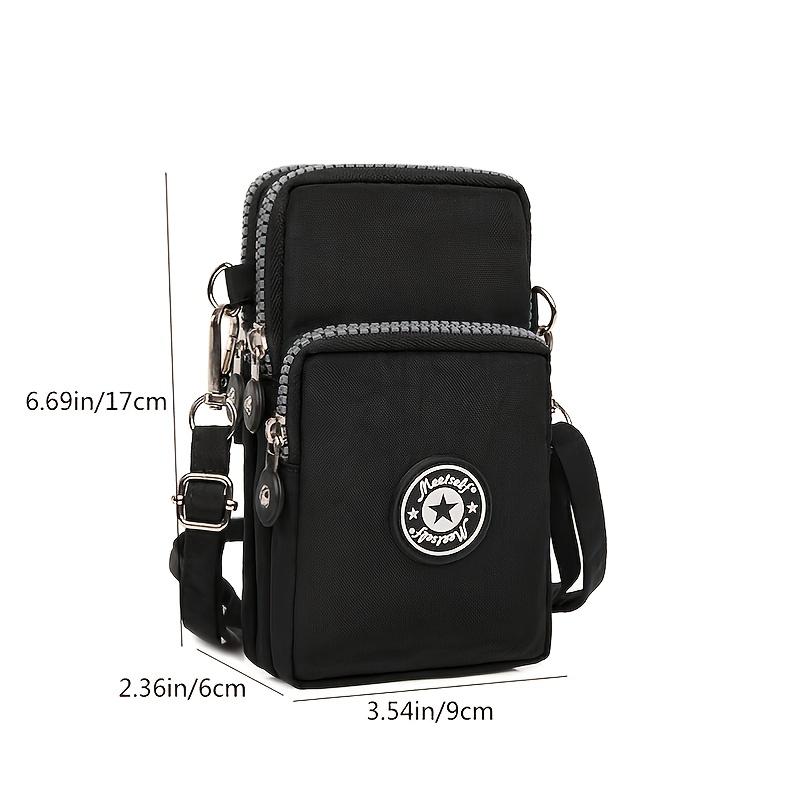 Umhängetasche Vertikal Handytasche Damen Hängend am Arm Ältere Handytasche Nacken-Tuch-Tasche Tragbar zum Spazierengehen Kleine Tasche