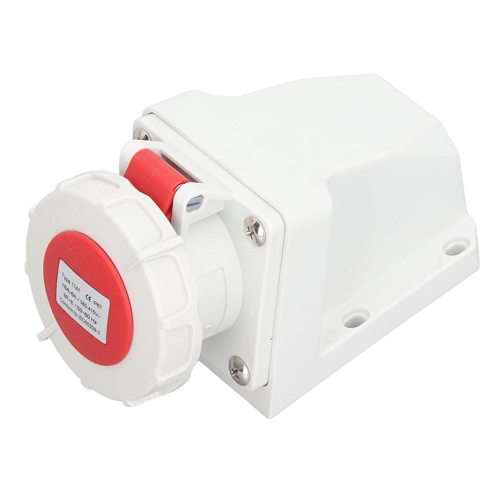 Průmyslový napájecí konektor 4 16A 3P+E IP67 Vodotěsná prachotěsná elektrická ponožka
