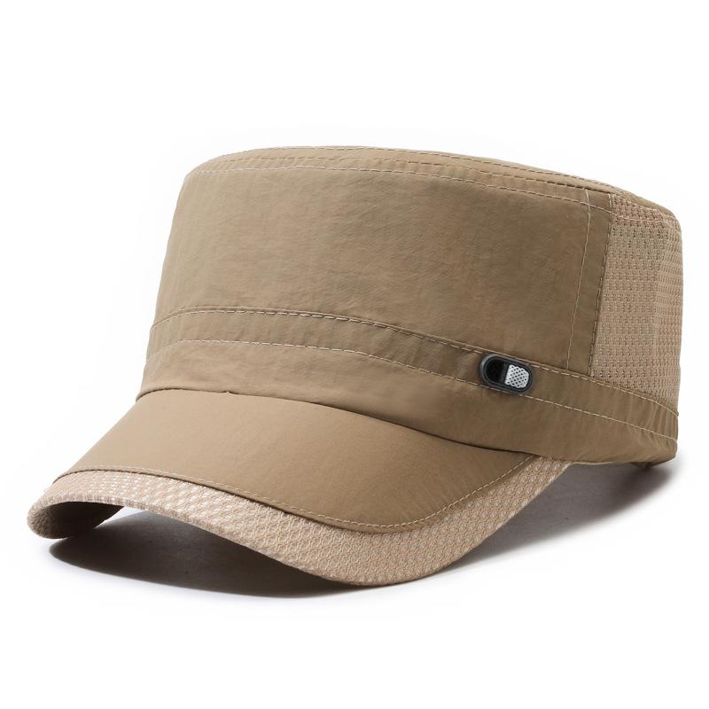 

Мужская шляпа весна-лето быстросохнущая шляпа для путешествий на открытом воздухе защита от солнца дышащая простая модная повседневная плоская шляпа