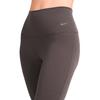 Nike Zenvy Pantaloni Sportivi Svasati a Vita Alta con Logo Monocolore Semplice Asciugatura Rapida Sollevamento Glutei Donna Fondi Grigio Medio FV7922254