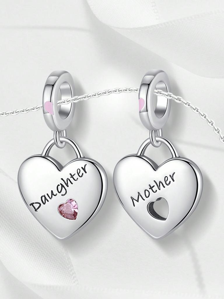 Charms Plata Mother'S Day Love Mother Beads Charm Copper Plated Fit Copperoriginal Bracelet For Jewelry Making Diy Charm