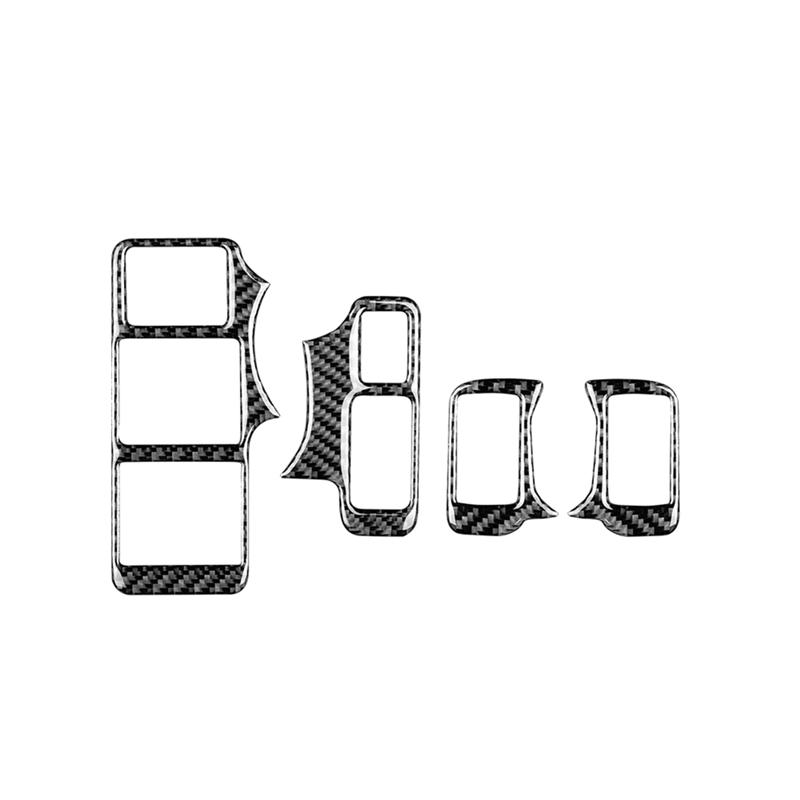 Switch Panel Interior Trim Car Switch Panel Accessories Carbon Fiber For Acura TL 2009-2014 Carbon Fiber Pattern