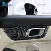 Real Soft Carbon Fiber Trim Sticker For Mercedes Benz SLK R172 2011-2014 2015 2016 SLC 2016-2020 Car Inner Door Handle Frame