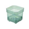Square Root View Planter Pot Drainage Breathable Plastic Plant Holder for Home Indoor Garden Living Room Setups