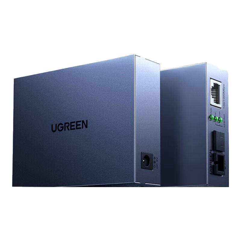Ugreen Gigabit Single-Mode Single-Fiber Optic Transceiver (Pair)