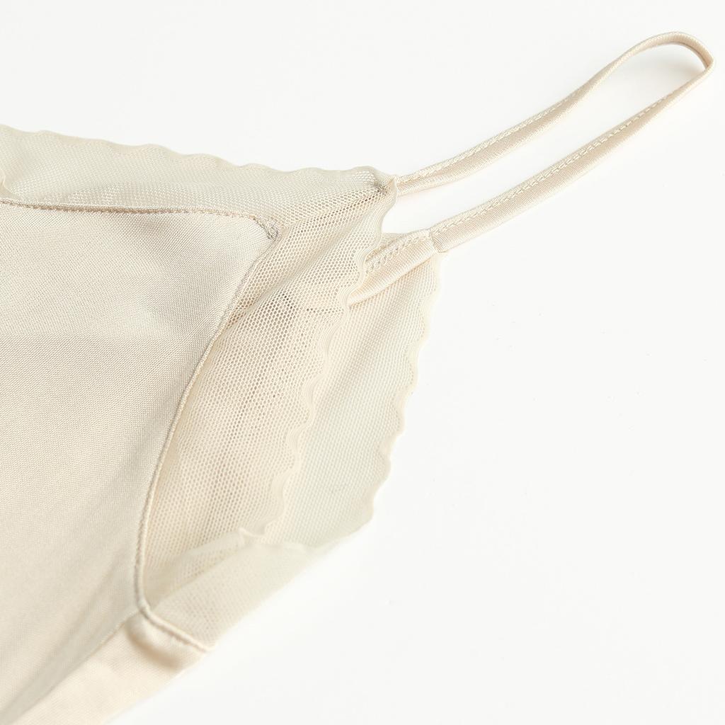 26 New Spring/Summer V-neck Versatile Strap with Mulberry Silk Solid Color Sexy Tank Top for Women