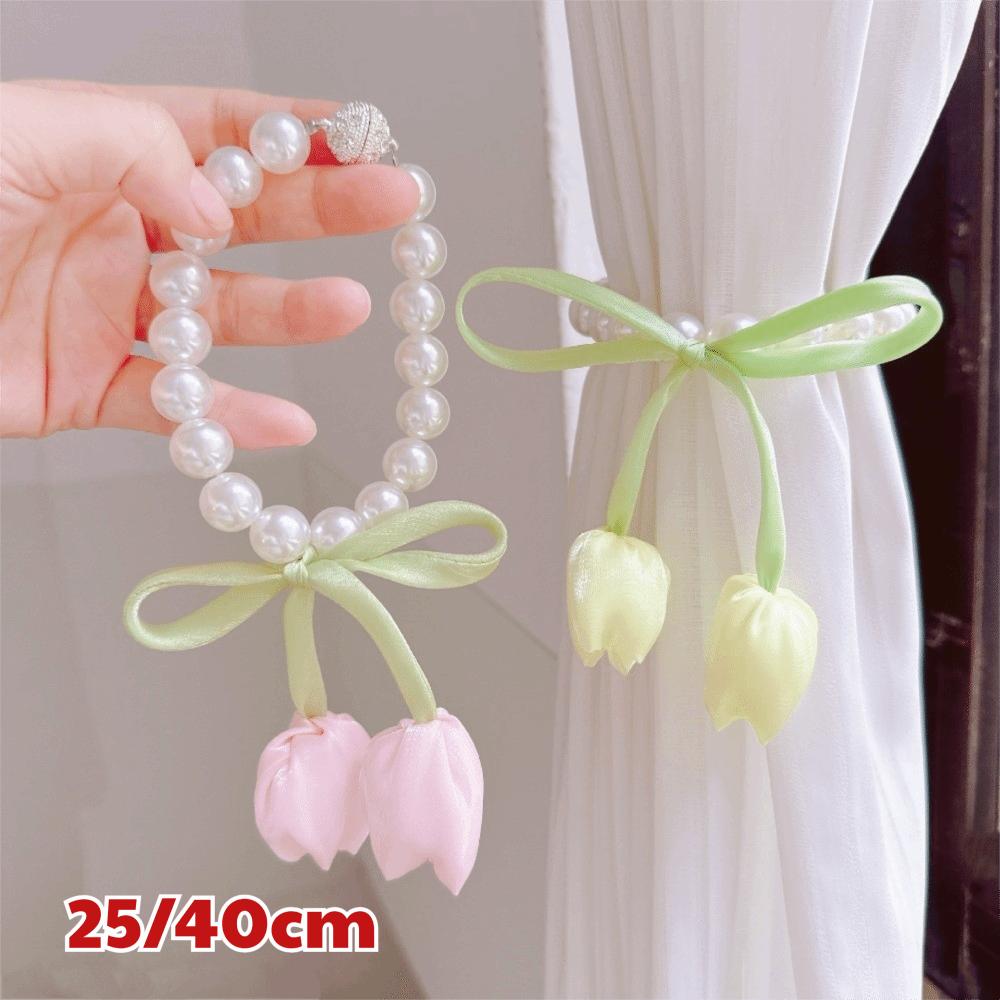 Magnetic Curtain Tiebacks Tulip-Shaped Window Ties Creative Curtain Buckle  Wedding Room